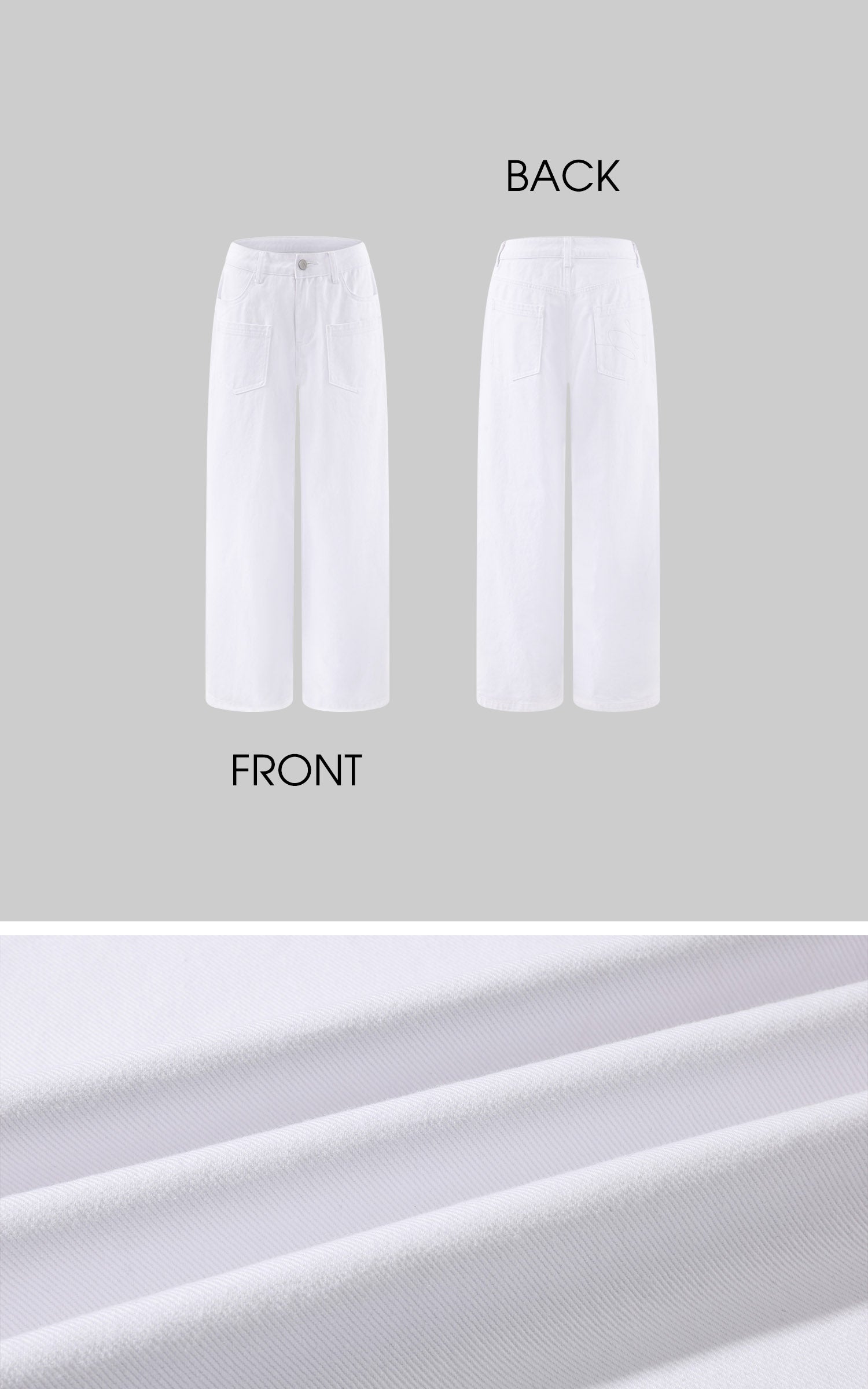 0122stepll Low Rise Wide Leg Pants