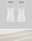 Rase le sol Lace-Trim Sculpted Mini Slip Dress