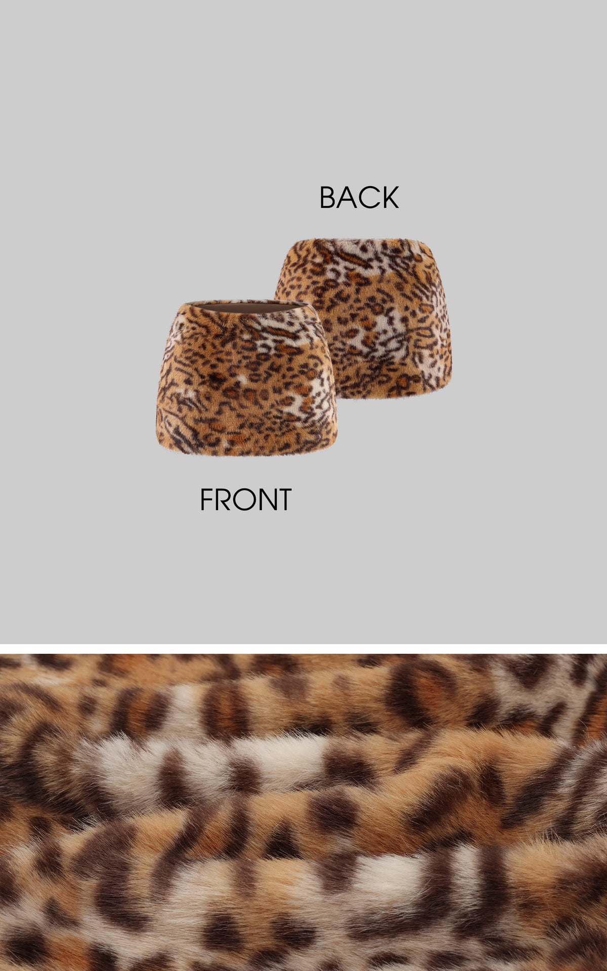 0122stepll Wild Instinct Faux Fur Mini Skirt