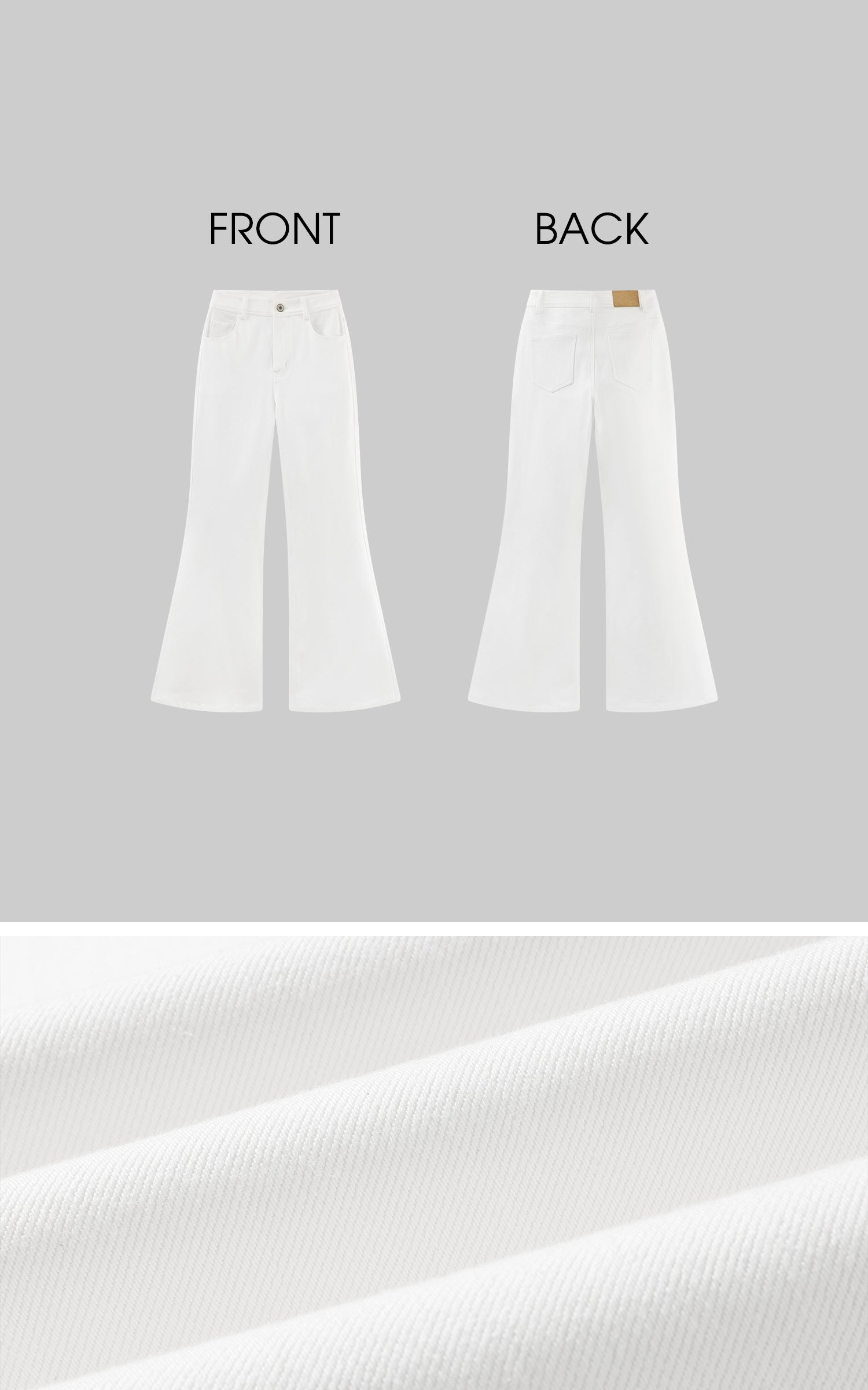 ROVENTE Flared High-Rise Jeans with Tailored Fit