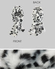 Rase le sol Dalmatian Faux Fur Scarf