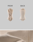 Rase le sol Faux Fur Draped Vest