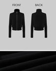 WARDEN EDGE Veste zippée courte à manches sculptées