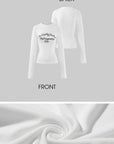 WARDEN EDGE Graphic Long Sleeve Tee with Slim Fit and Streetwear Edge