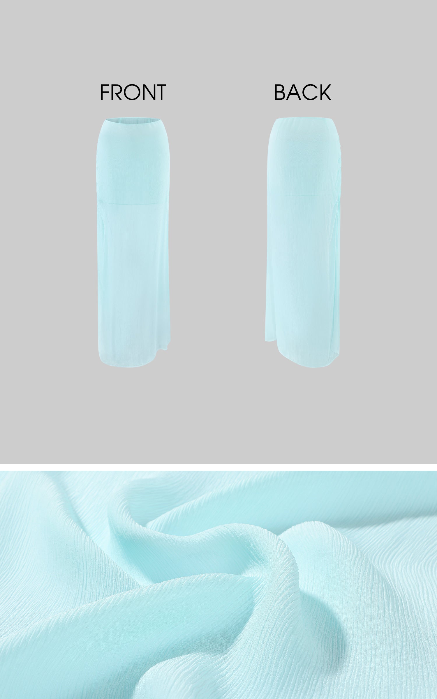 0122stepll Draped Halter Cami Top &amp; Midi Skirt Set