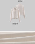 Hydrae Ivory Sheer Tailored Point-Collar Long-Sleeve Shirt