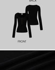 IAMXIAA Grommet Detail Fitted Knit Top
