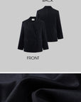 ROVENTE 구조적인 더블 브레스티드 테일러드 블레이저
