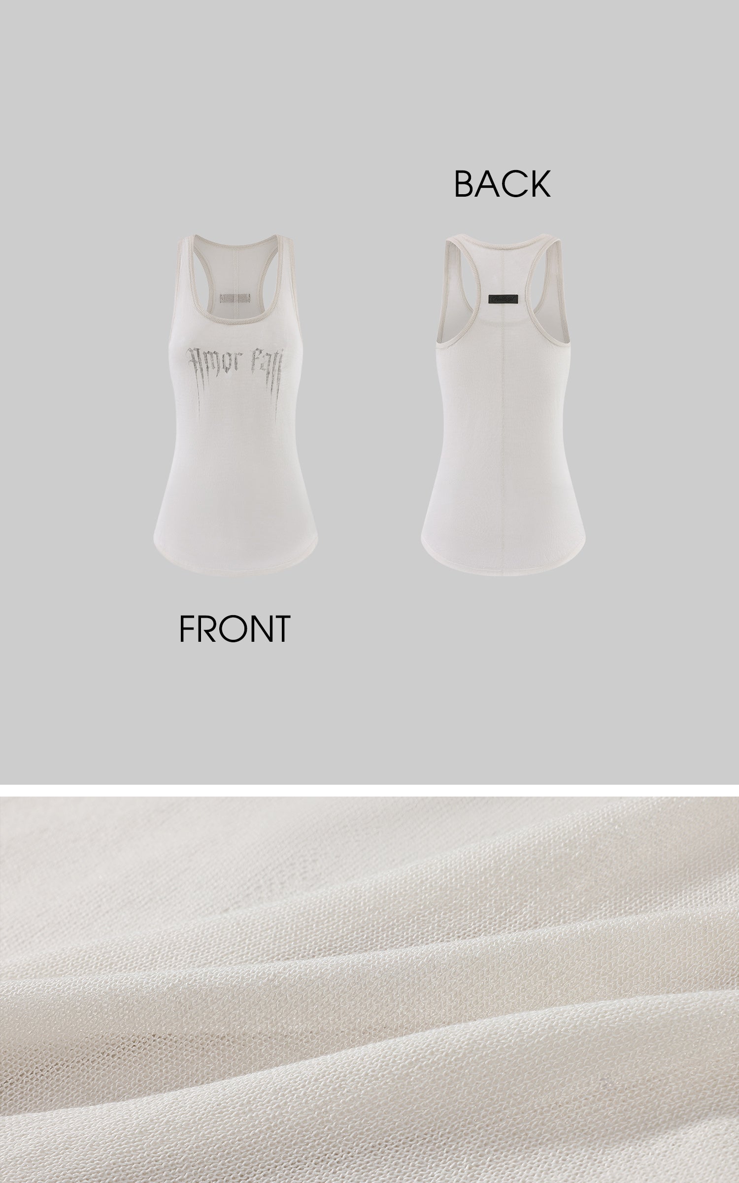 Rase le sol Amor Fati Knit Tank