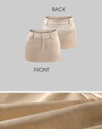ROVENTE Mini-jupe satinée taille basse