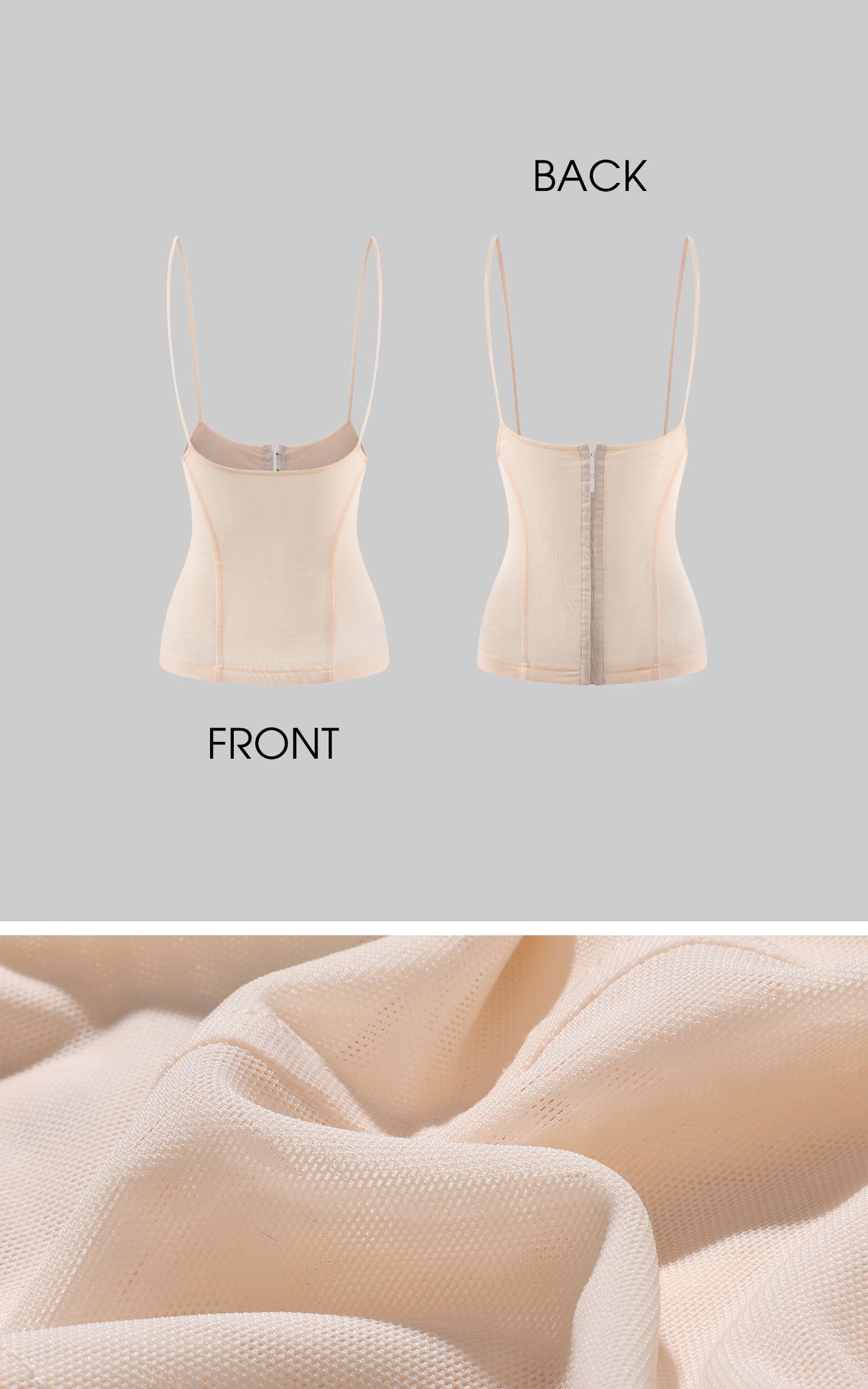 Rase le sol Structured Waist-Trainer Fitted Long Sleeve Top