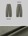 IAMXIAA Washed Olive Balloon Leg Jeans