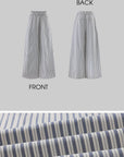 WARDEN EDGE Striped Wide-Leg Utility Lounge Pants