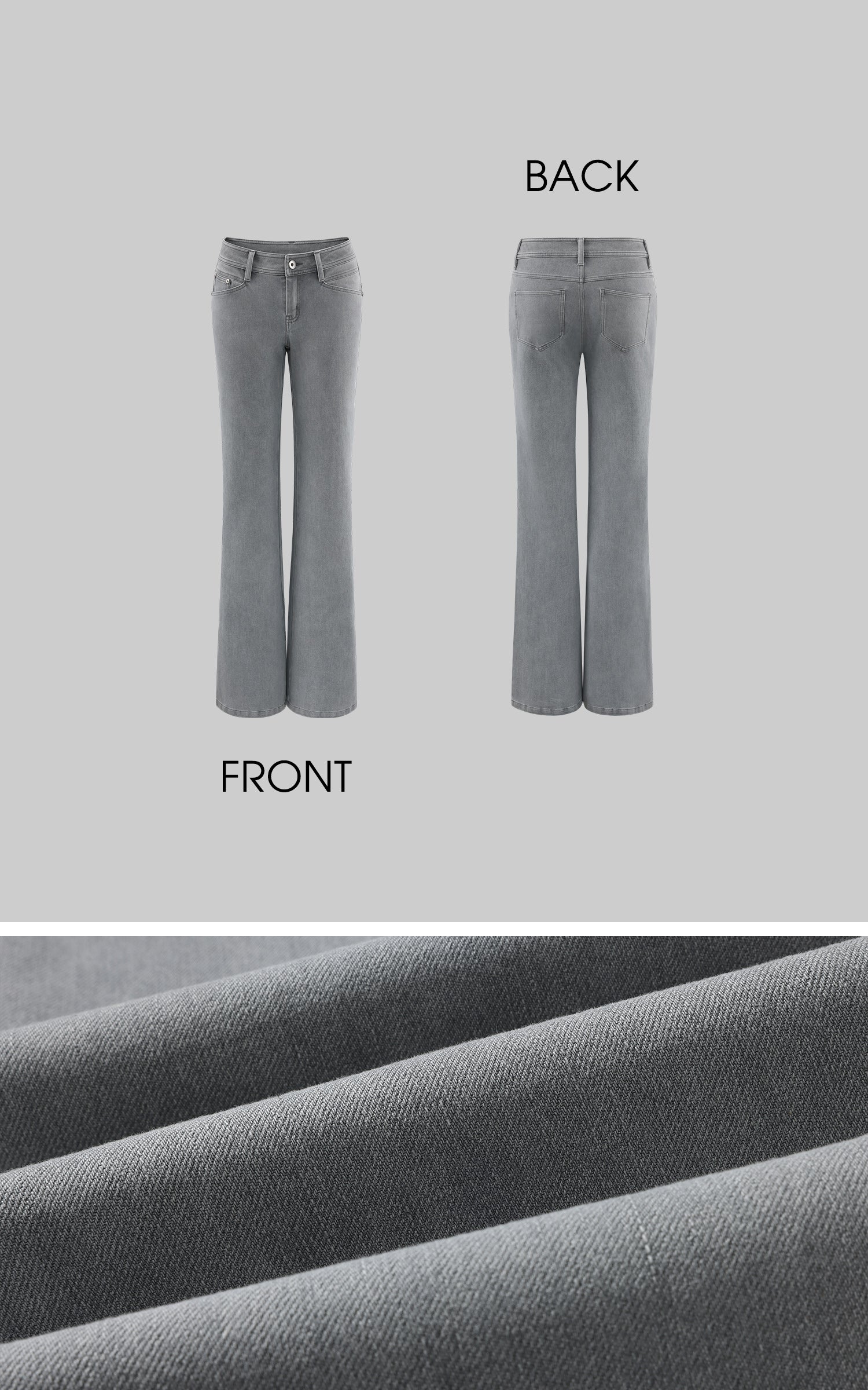 ROVENTE Slim Flared Denim Jeans