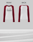 WARDEN EDGE Haut à manches longues raglan avec motif dalmatien