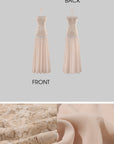 Hydrae Robe longue sirène en dentelle à dos nu