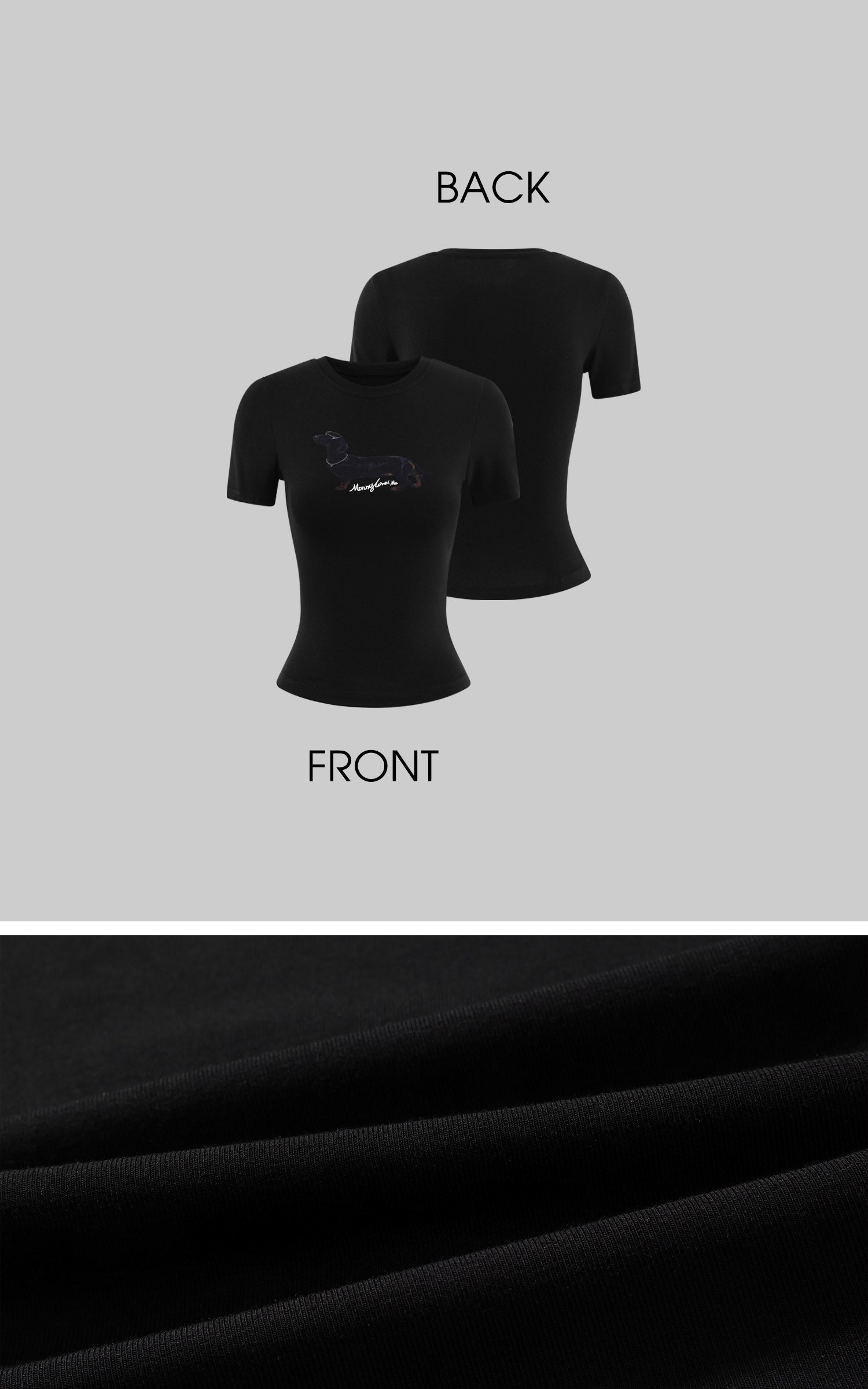 0122STEPLL フィットしたグラフィックショートスリーブTシャツ