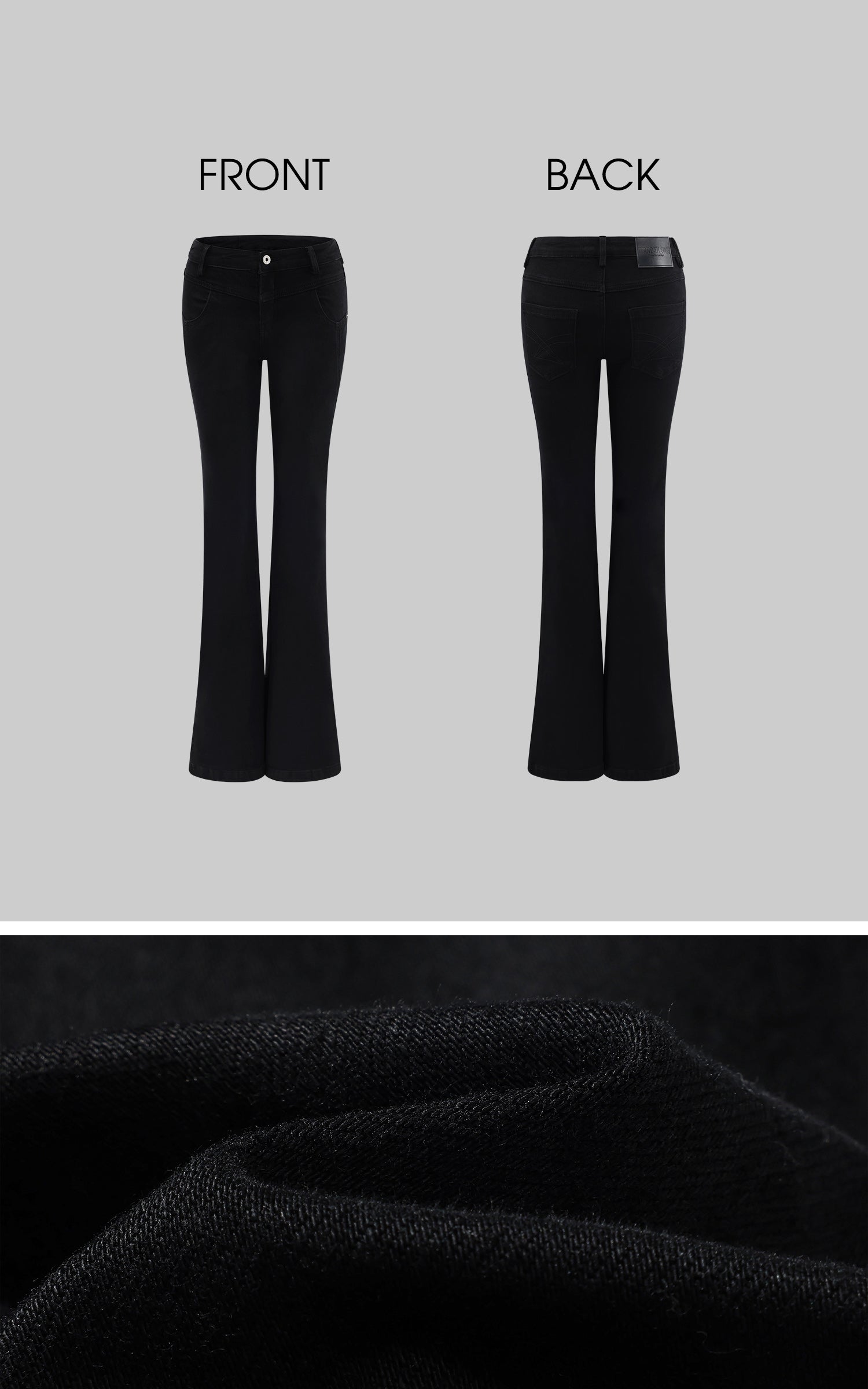 WARDEN EDGE Slim Flared Denim Pants