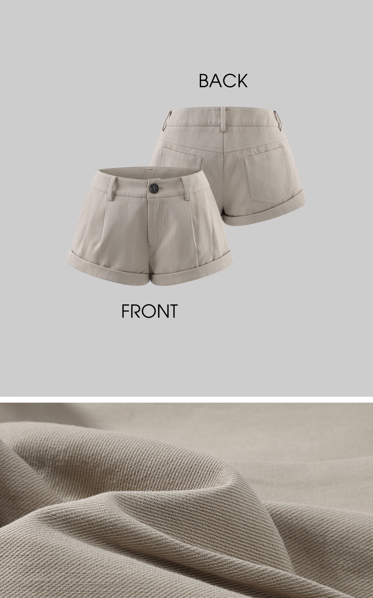 WARDEN EDGE Low-Rise Pleated Cuffed Shorts
