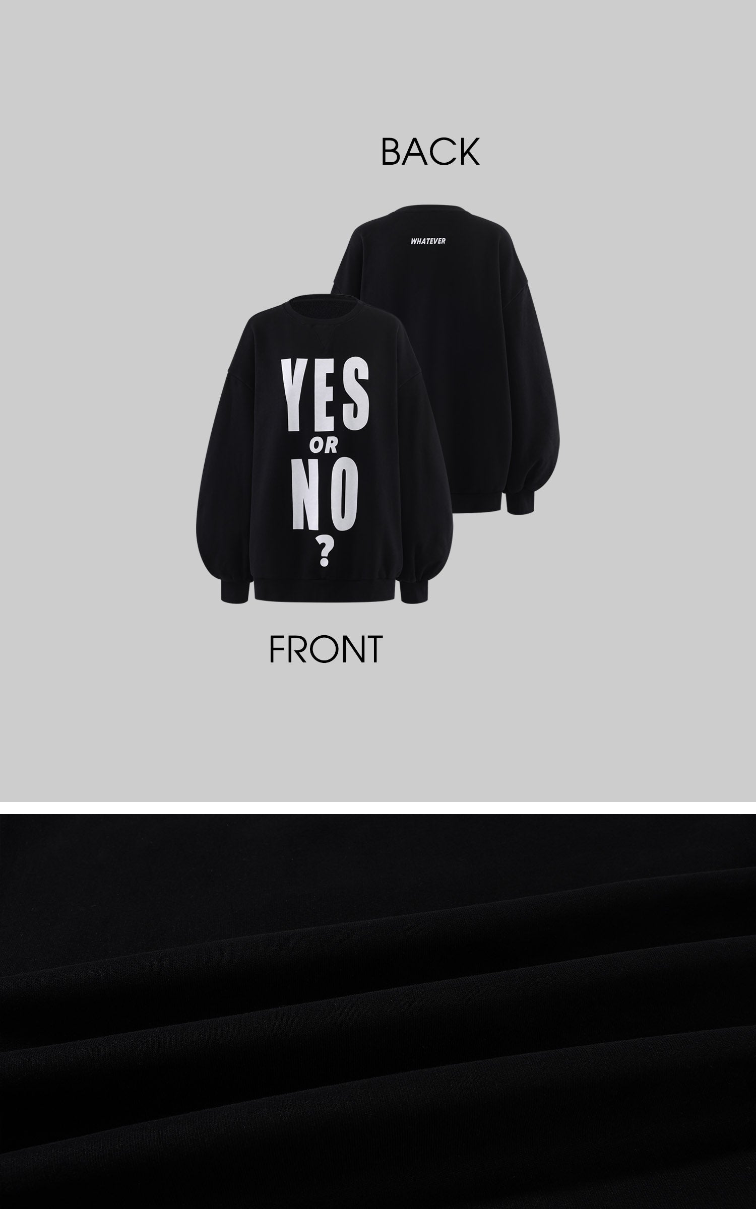 WARDEN EDGE Oversized Statement Graphic Drop-Shoulder Sweatshirt