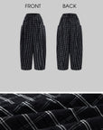 WARDEN EDGE Plaid Volume Balloon Pants