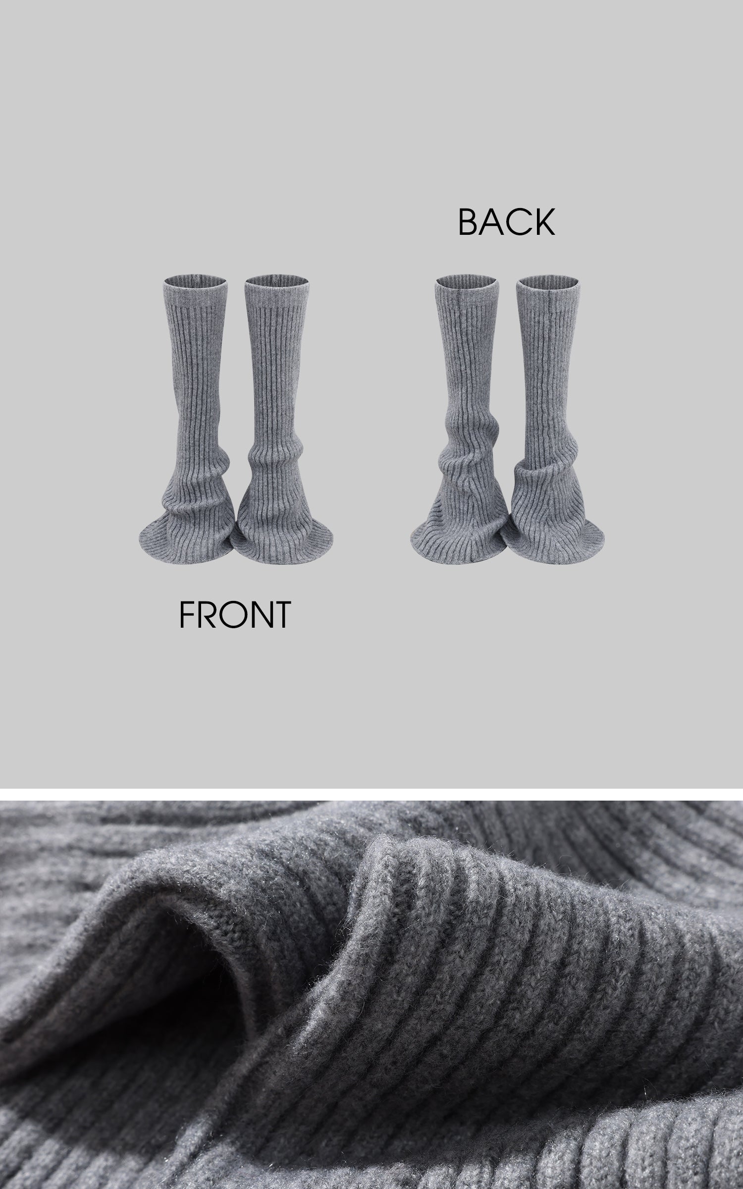 WARDEN EDGE Cable Knit Sweater &amp; Shorts Set with Matching Leg Warmers