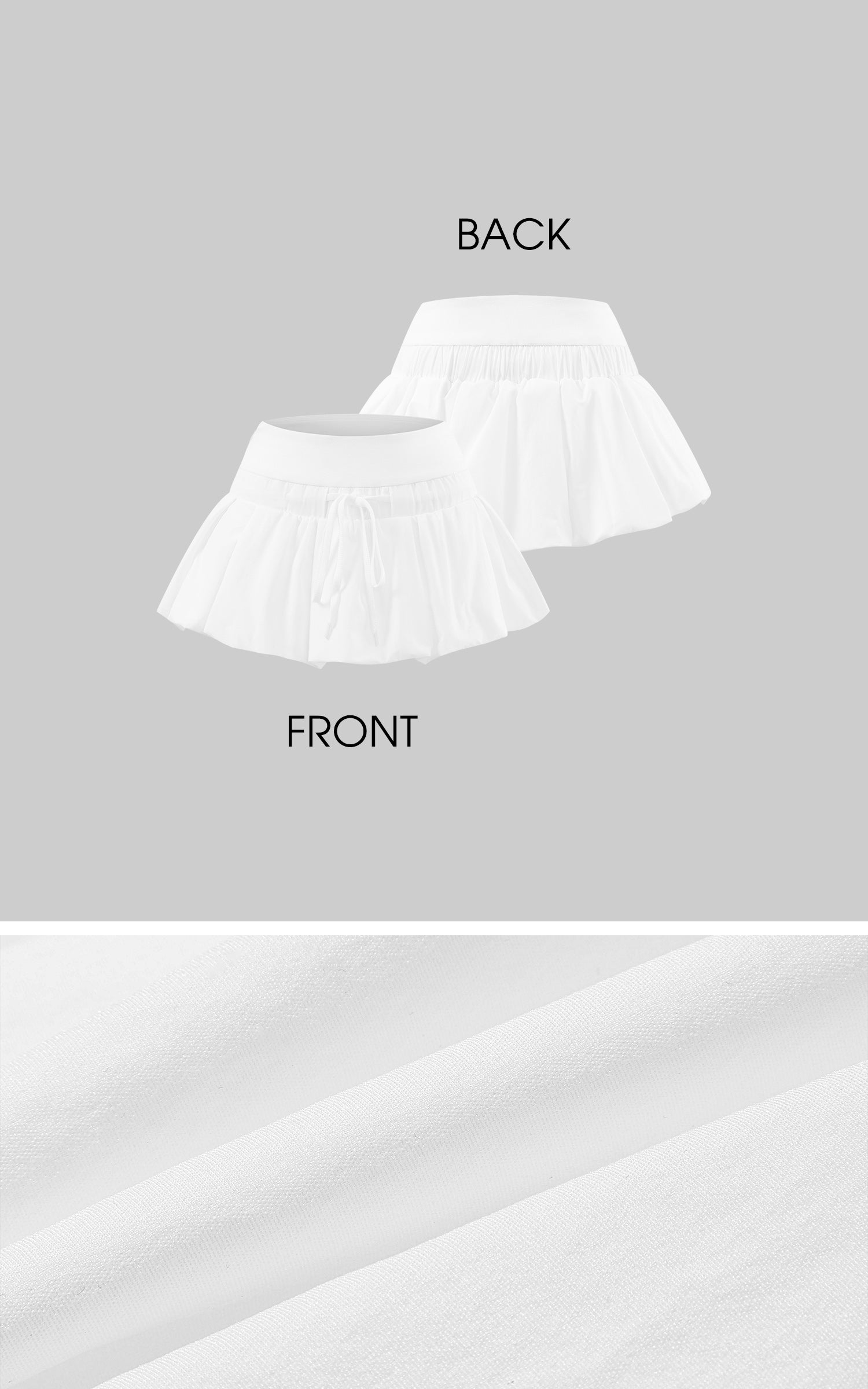 WARDEN EDGE バルーンミニスカート