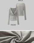 Rase le sol Draped Mesh Top with Lace Trim Camisole Set - PINKPARKS