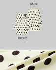 IAMXIAA Polka Dot Strapless Mini Dress