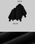 ROVENTE Oversized Ribbed Shawl Collar Balloon Sleeve Cardigan