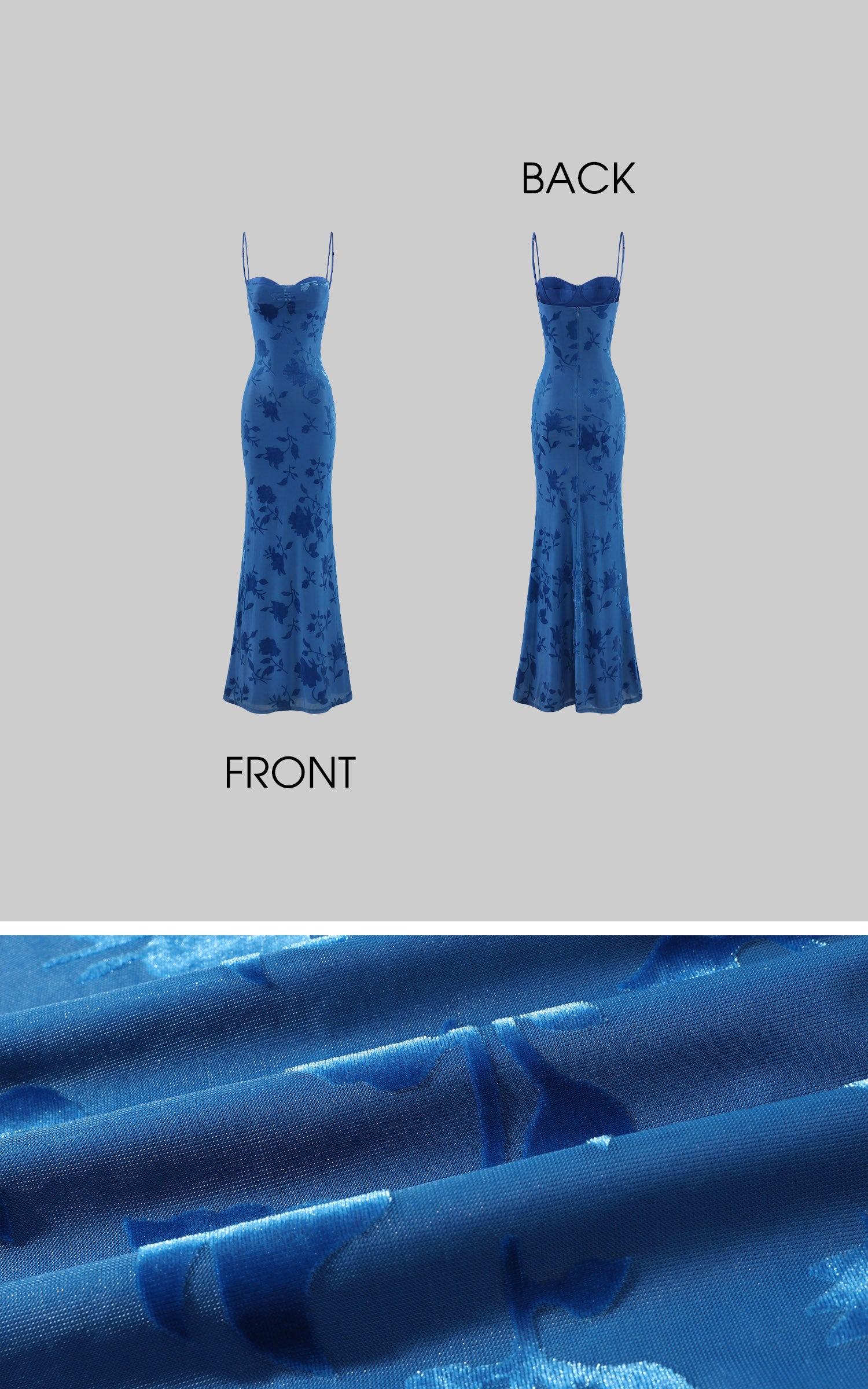 ROVENTE Liquid Floral Slip Maxi Dress