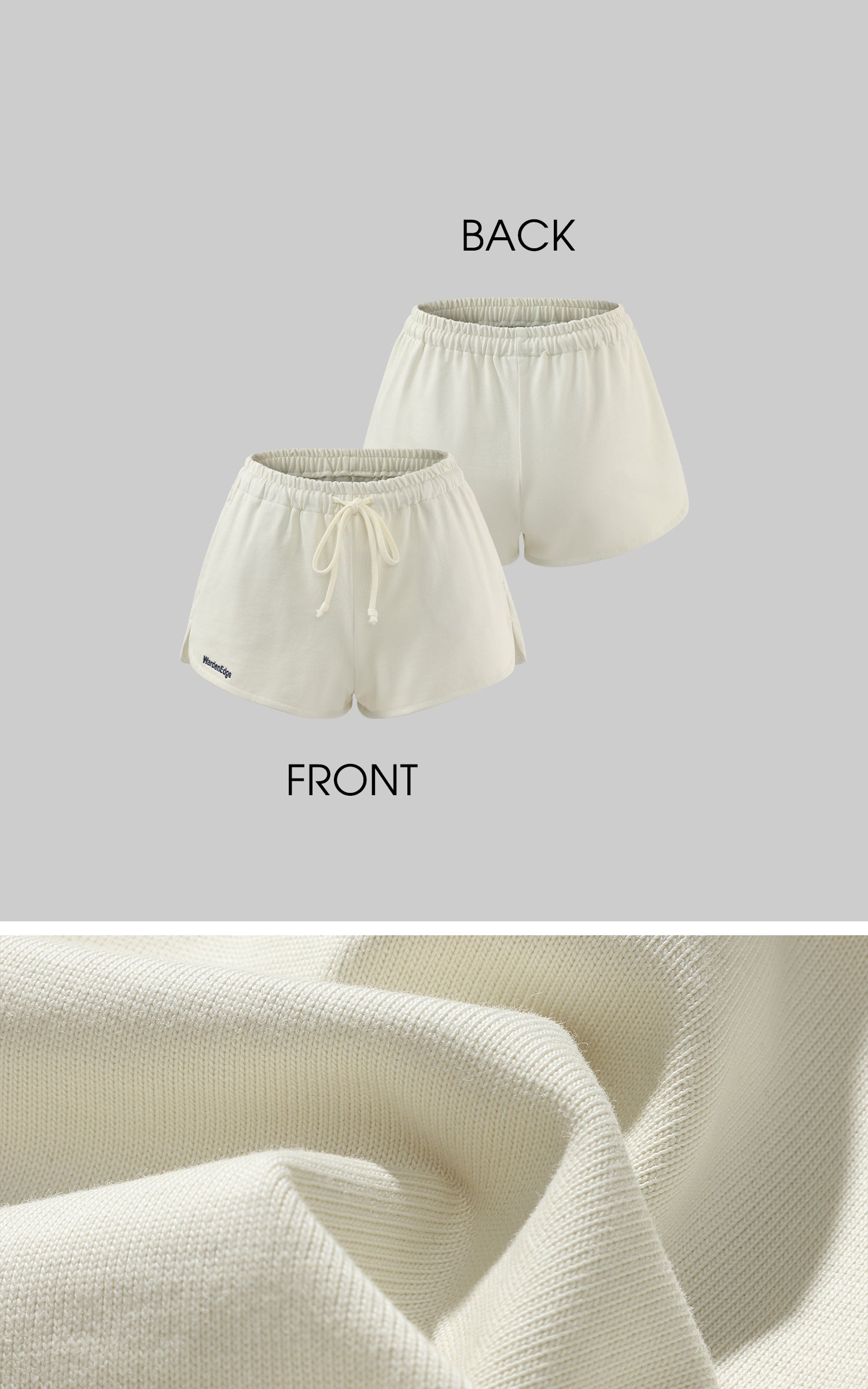 WARDEN EDGE Minimalist Ribbed Knit Lounge Set with Logo Embroidery