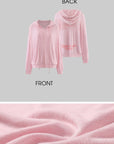 Rase Le Sol Lightweight Hoodie & Wide-Leg Pants Set