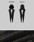 Hydrae Oversized Chunky Knit Cardigan & Hooded Cape Set