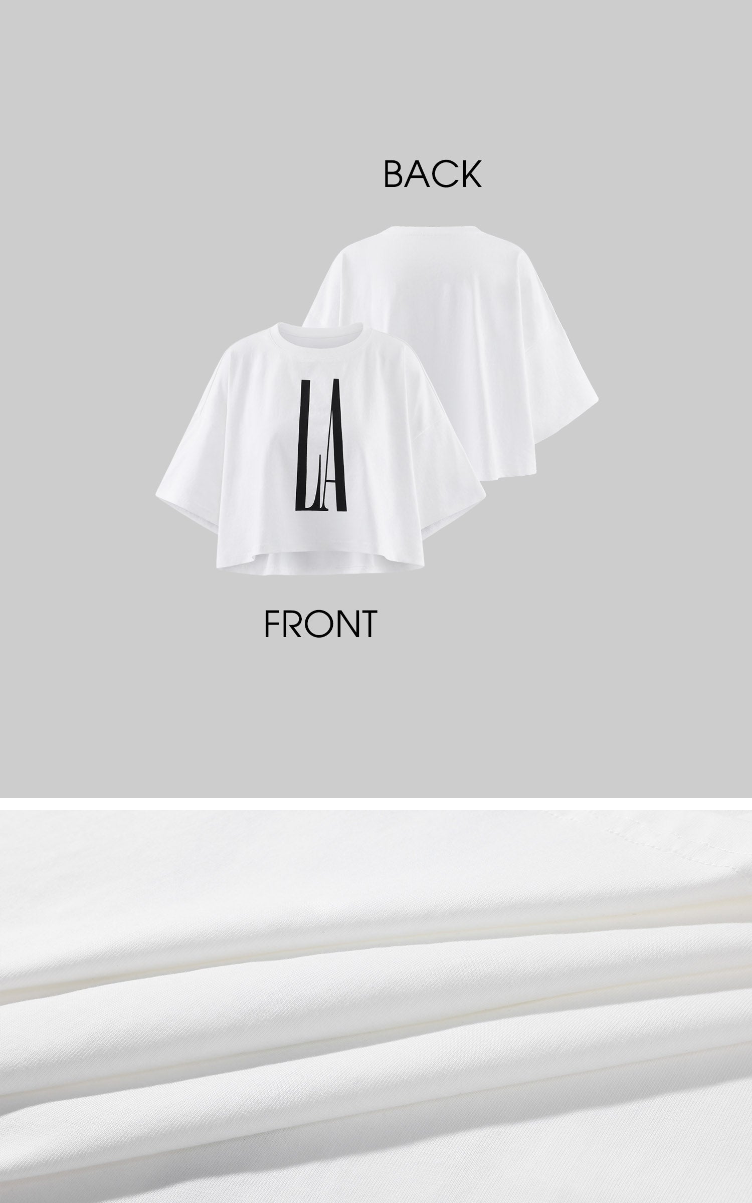 WARDEN EDGE Oversized Cropped Graphic T-Shirt