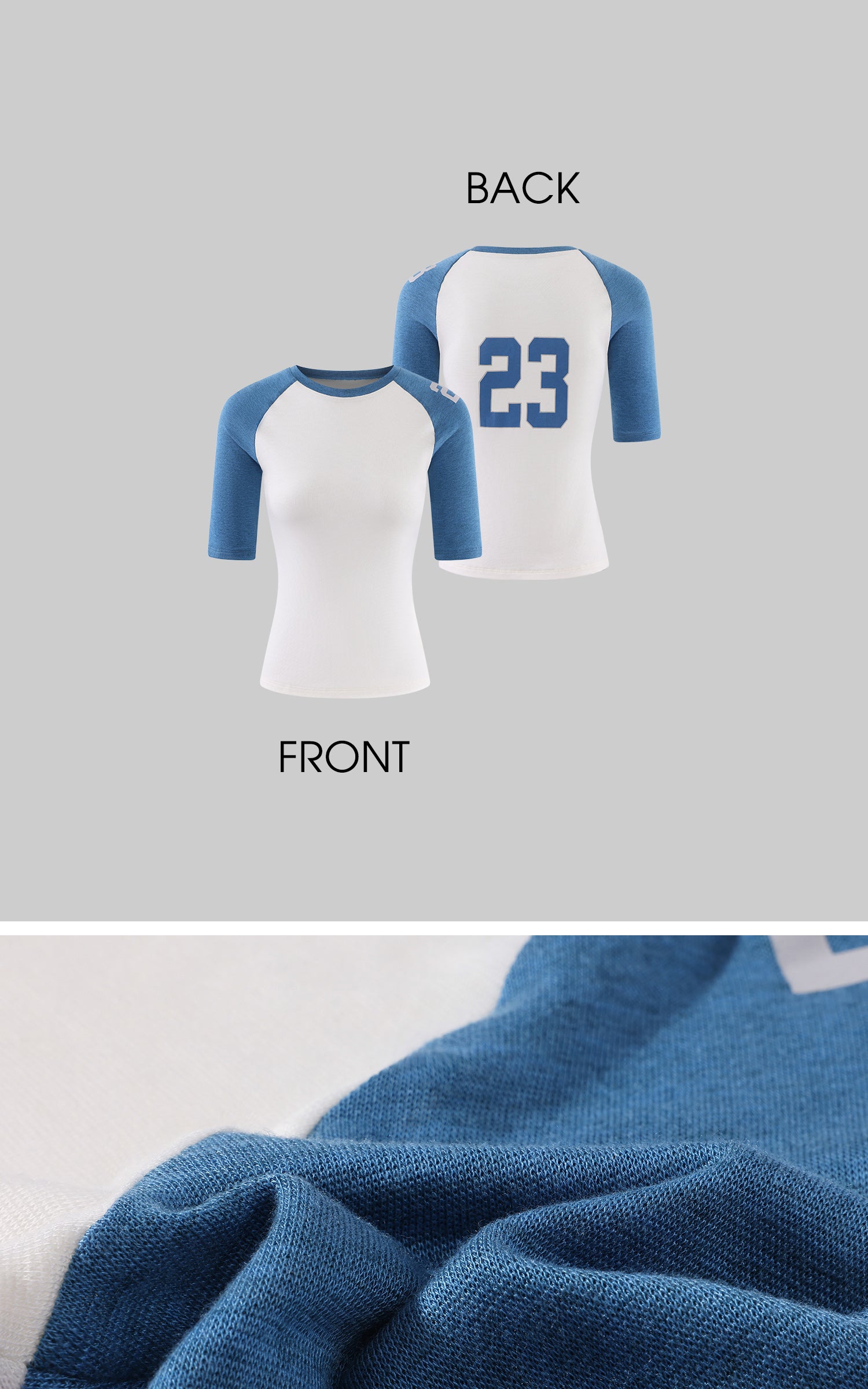 ROVENTE 23 Raglan Fitted Tee