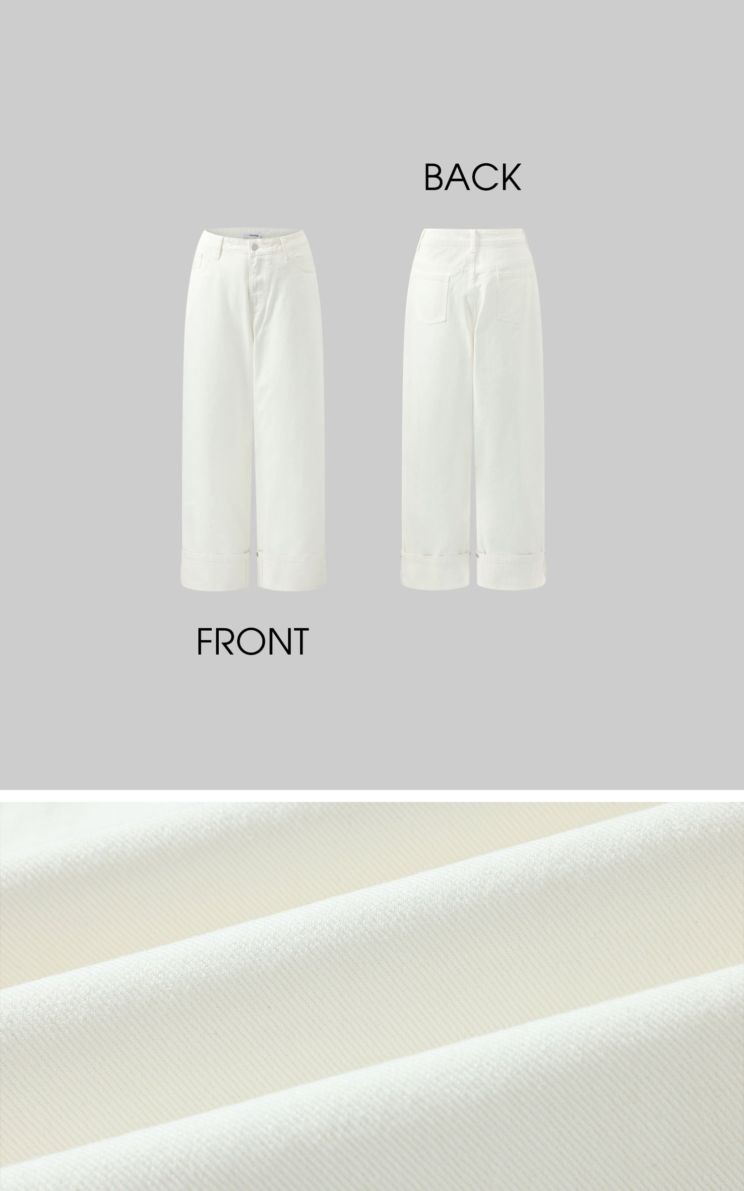 0122stepll Low-Rise Wide Leg Floor Jeans