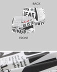 WARDEN EDGE Newspaper Graphic Micro Shorts