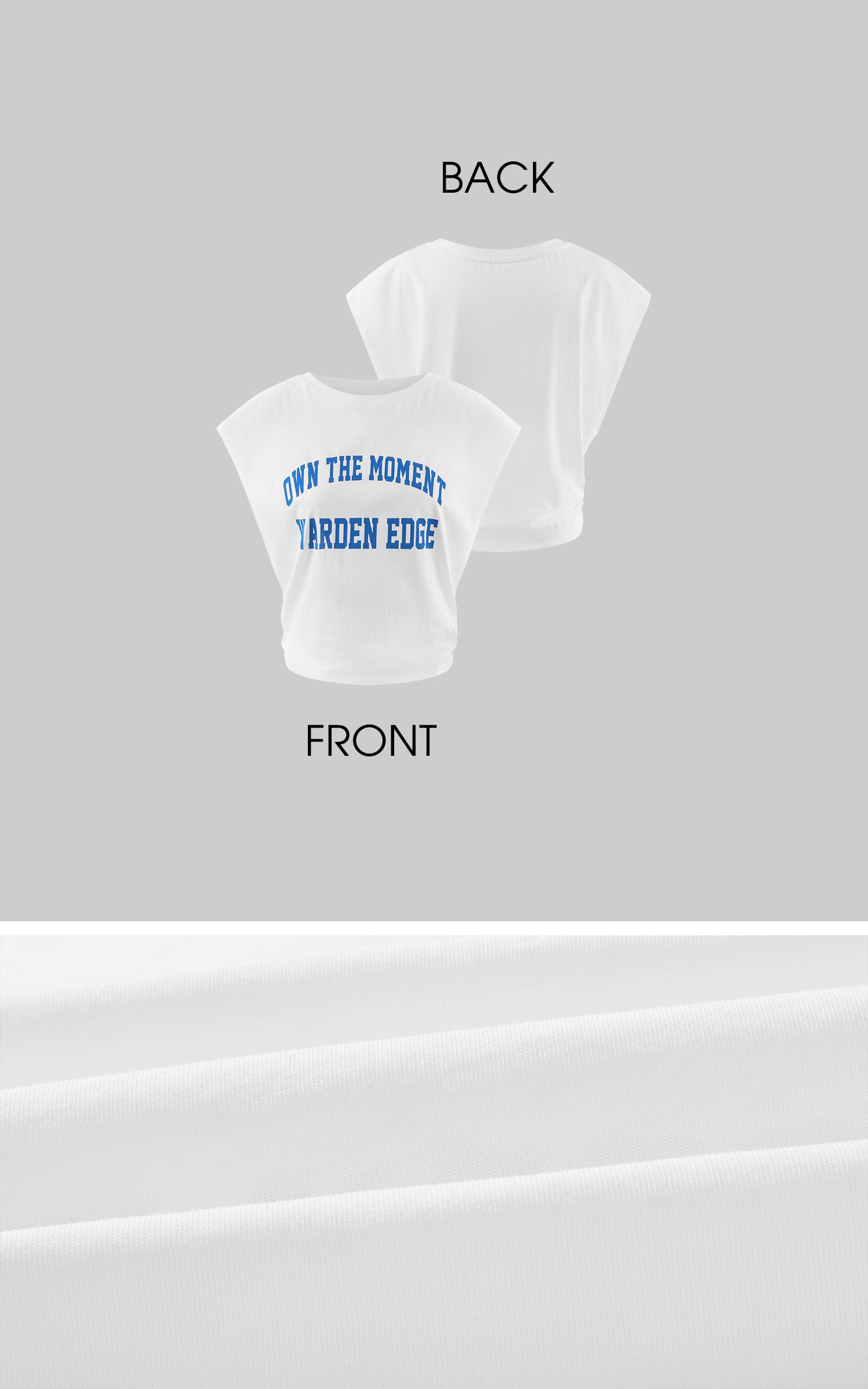 WARDEN EDGE Own The Moment Cropped T-Shirt &amp; Bandeau Set