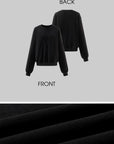Rase le sol Embroidered Oversized Sweatshirt