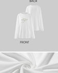 WARDEN EDGE Graphic Print Long Sleeve T-Shirt Minimal Streetwear Style