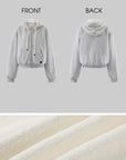 WARDEN EDGE Oversized Sherpa-Lined Zip-Up Hoodie