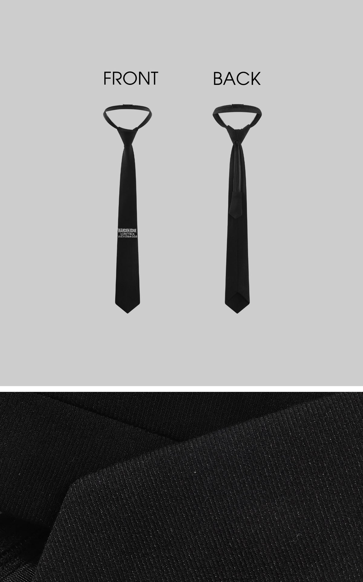 WARDEN EDGE Sculpted Shirt &amp; Embroidered Zip Tie Set