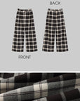 WARDEN EDGE Grey Checkered Trousers