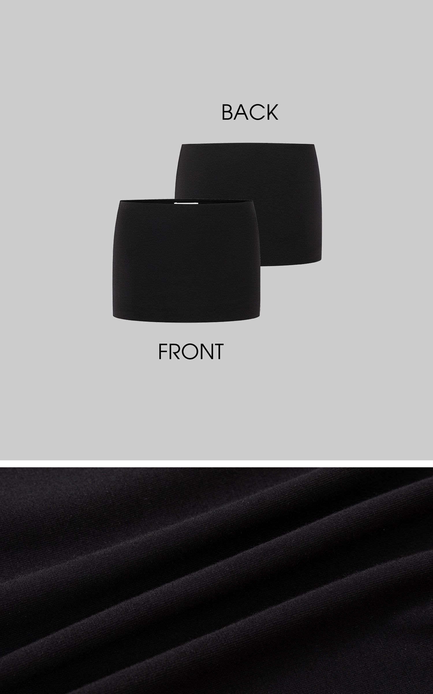 IAMXIAA Draped Deep V-Neck Top &amp; Bodycon Mini Skirt Two-Piece Set