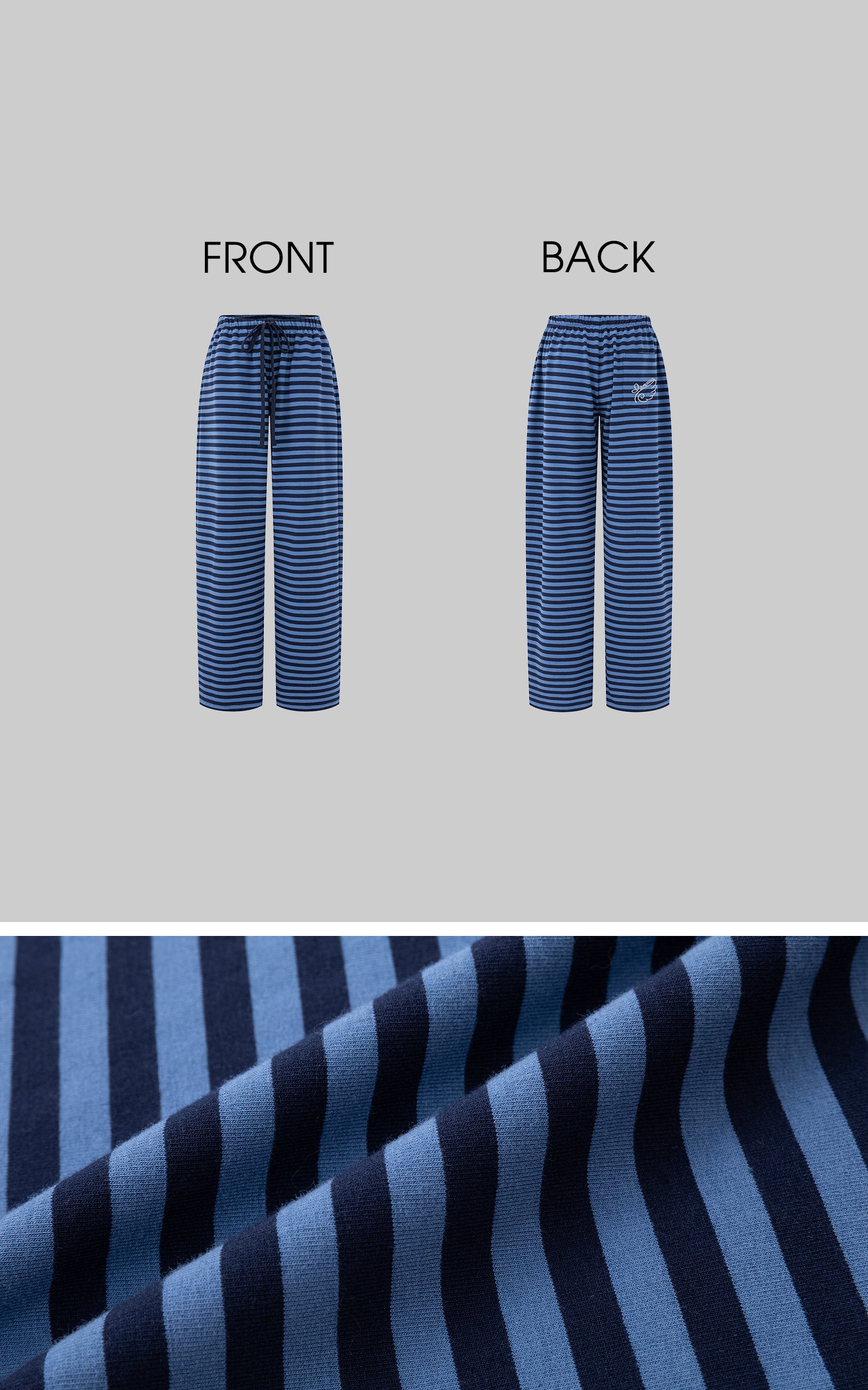IAMXIAA Striped Straight Leg Sweatpants