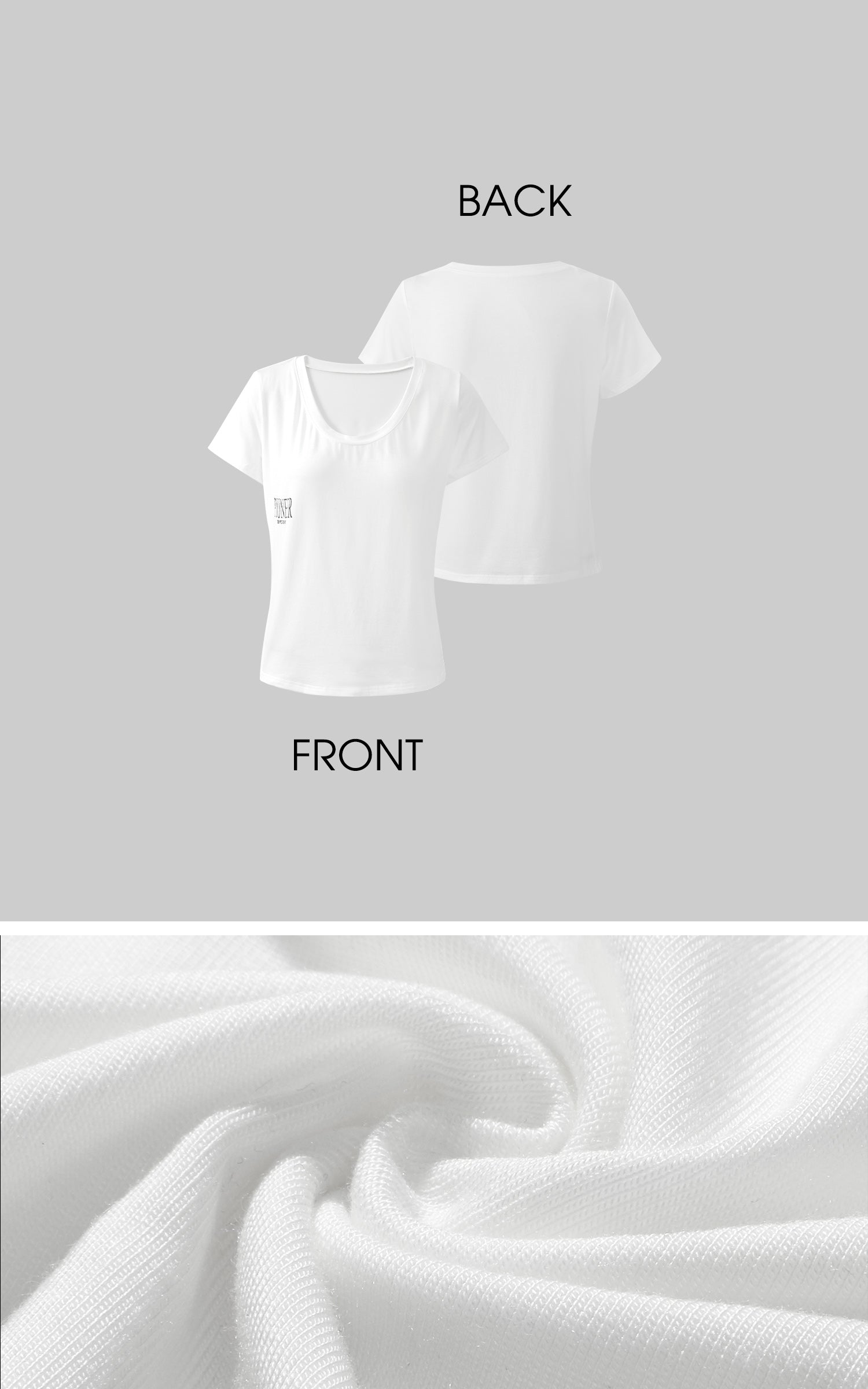 WARDEN EDGE Scoop Neck Graphic Tee Slim Fit - PINKPARKS