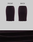 Hydrae Ruffle Halter Top & Midi Skirt Set