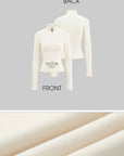 Rase le sol High Neck Long Sleeve Top