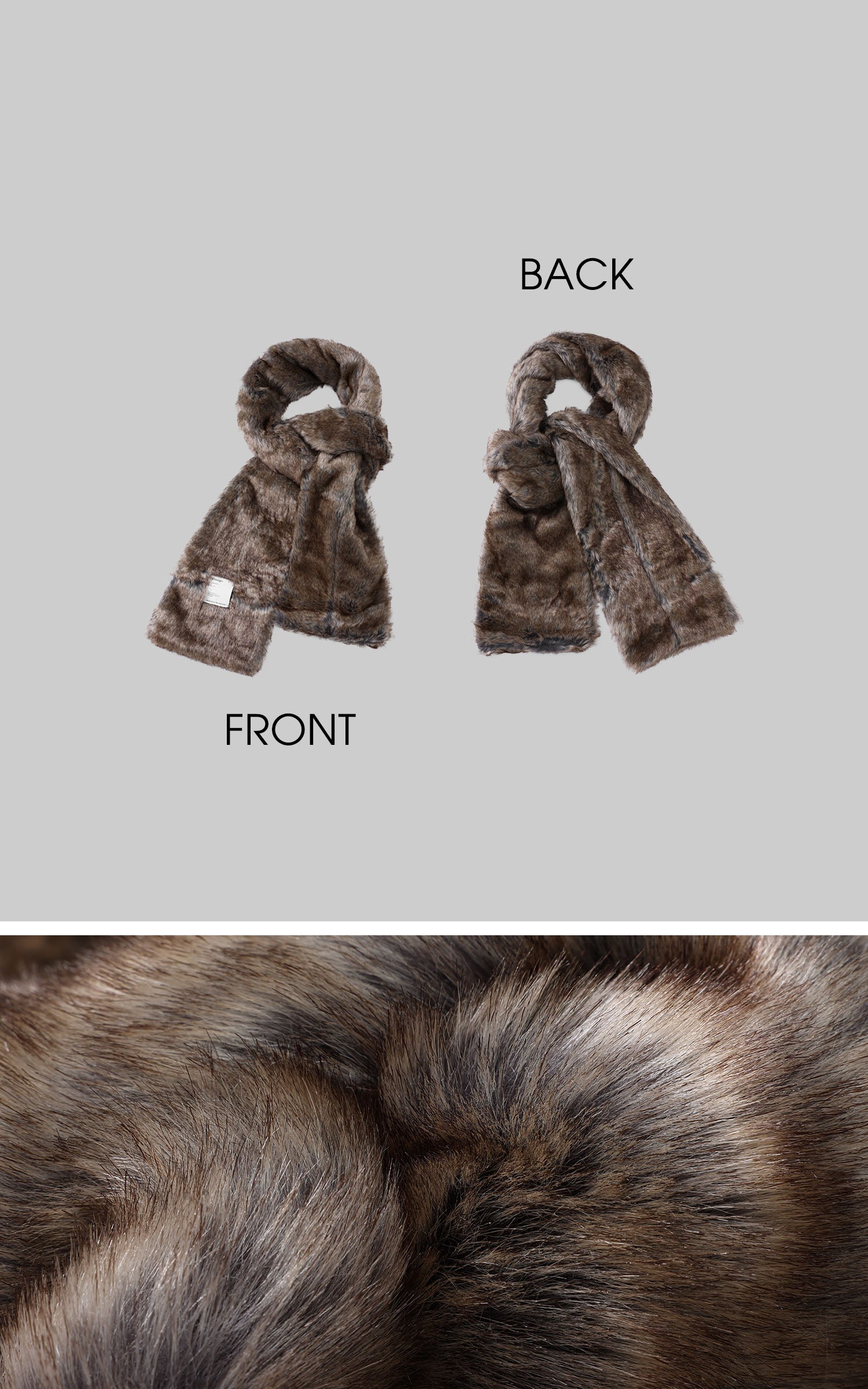 0122stepll Faux Fur Scarf